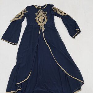 Chic BURUN Little Black Dress Statement Chain Accents Classic Style